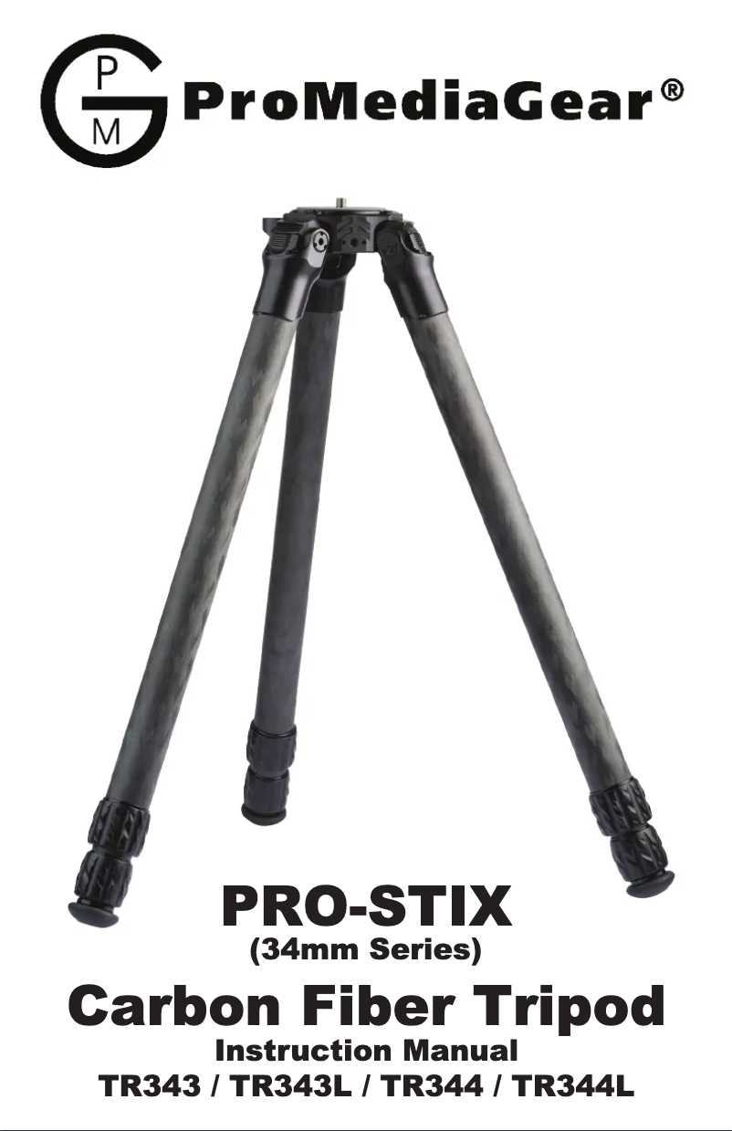 Page n°1 - Manuel utilisateur ProMediaGear TR343