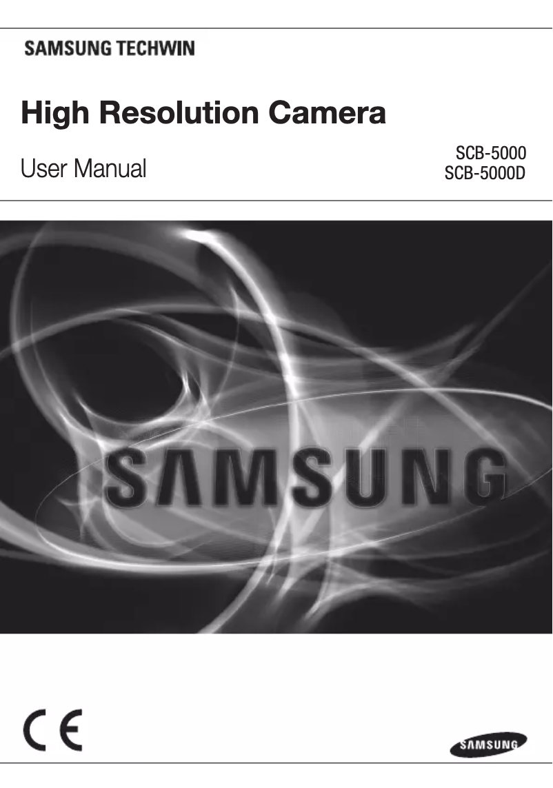 Page 1 de la notice Manuel utilisateur Hanwha SCB-5000