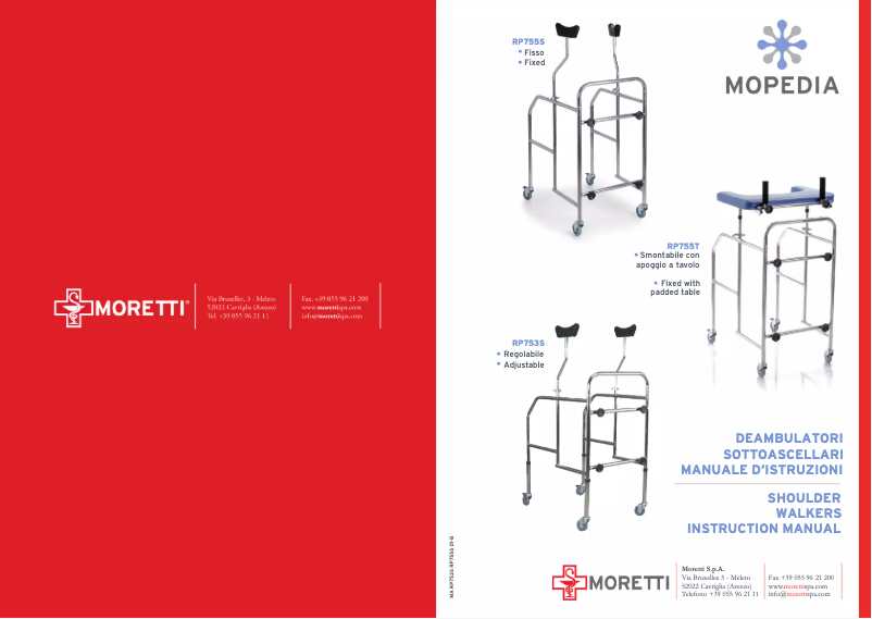 Page n°1 - Manuel utilisateur Mopedia RP755S