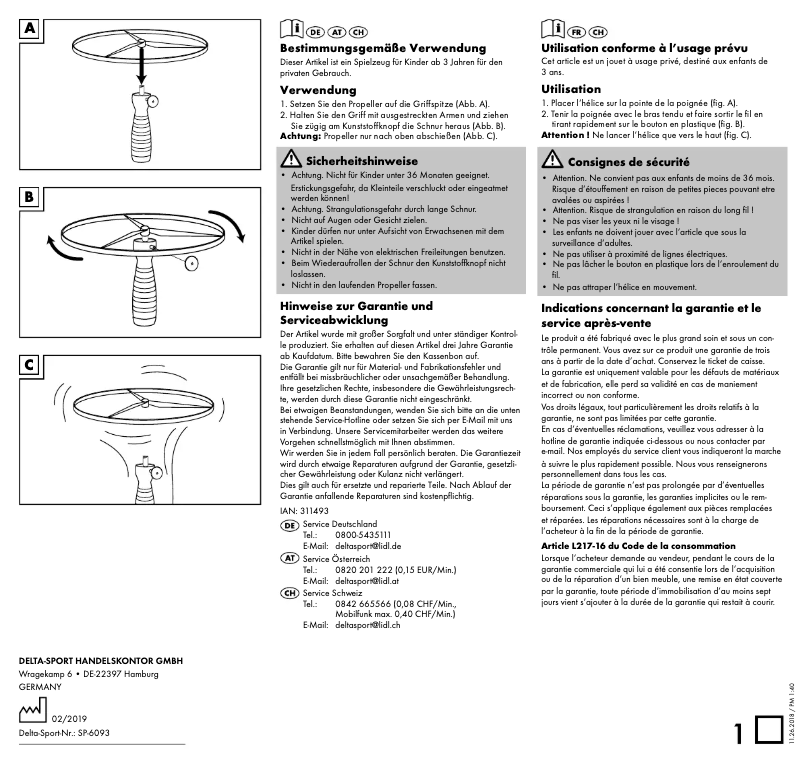Página 1 del manual Manual de usuario Playtive IAN 311493