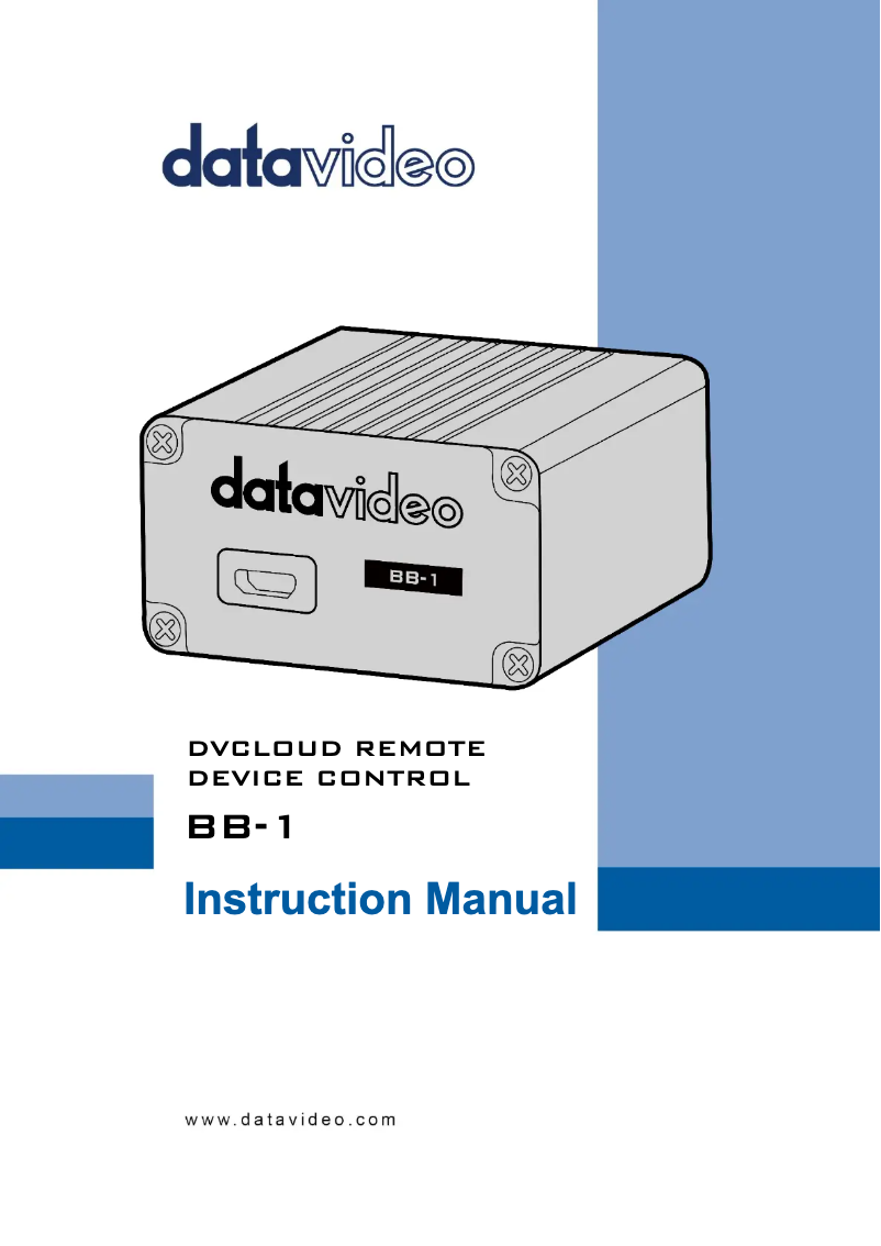 Imagen de la primera página del manual del dispositivo BB-1 KIT