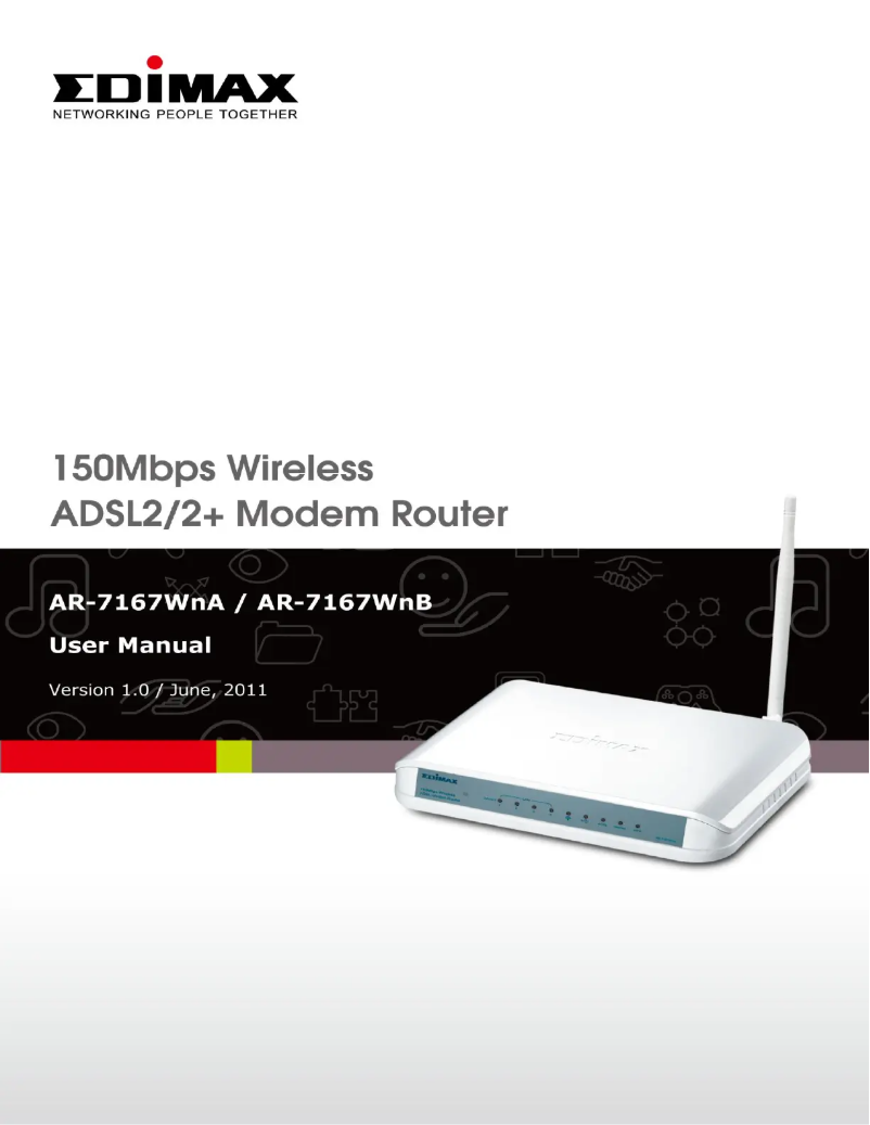 Imagen de la primera página del manual del dispositivo AR-7167WnB