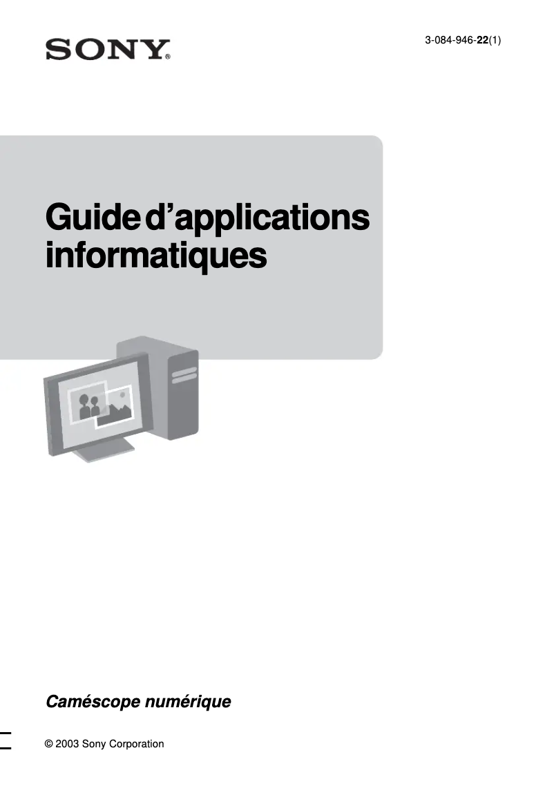 Page n°1 - Manuel utilisateur Sony DCR-PC330E
