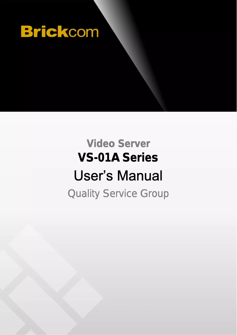 Imagen de la primera página del manual del dispositivo VS-01AP