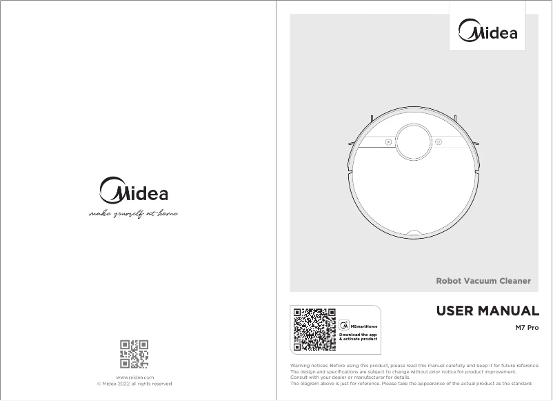 Page n°1 - Manuel utilisateur Midea M7 Pro