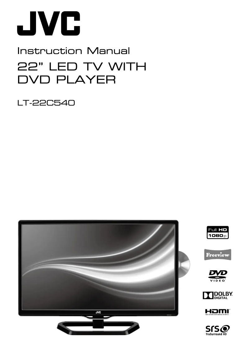 Image de la première page du manuel de l'appareil LT-22C540