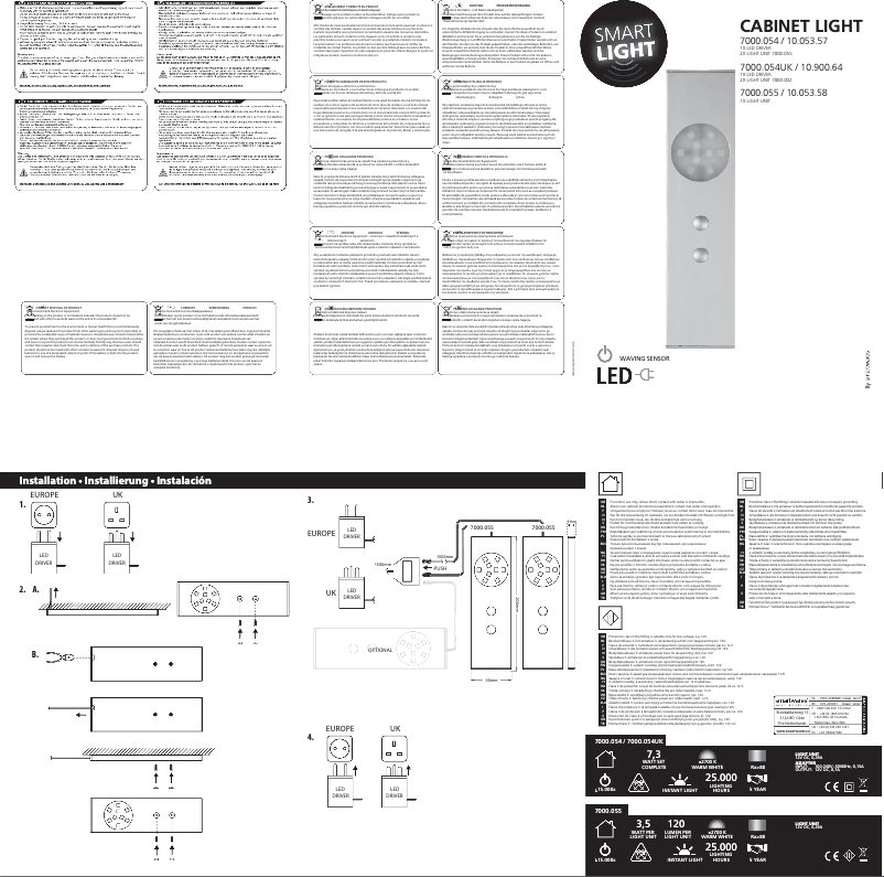 Page 1 de la notice Manuel utilisateur Smartwares 10.053.57
