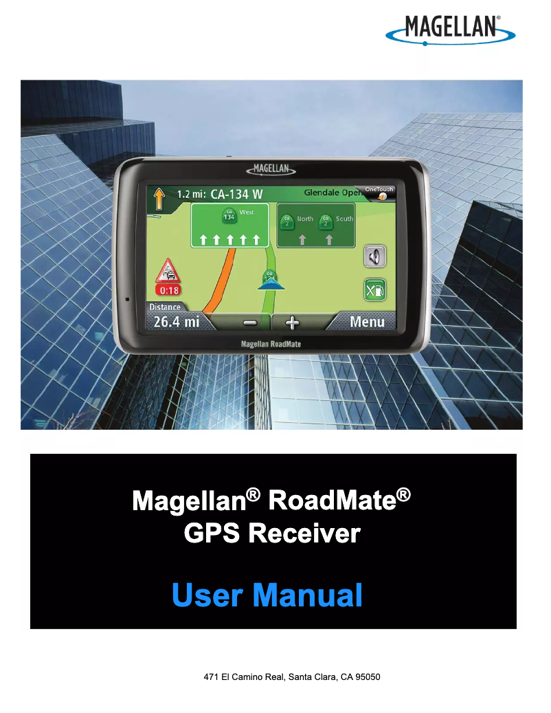 Page n°1 - Manuel utilisateur Magellan RoadMate 2145