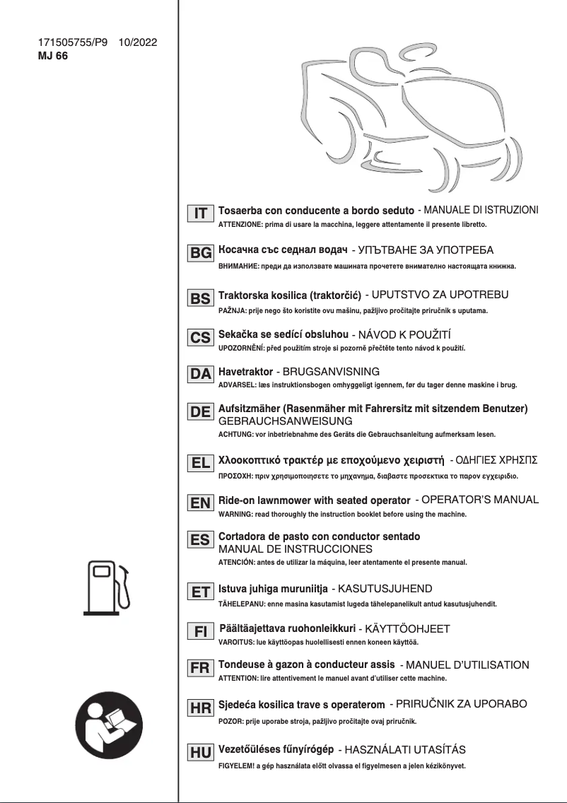Page n°1 - Manuel utilisateur Stiga Combi 166