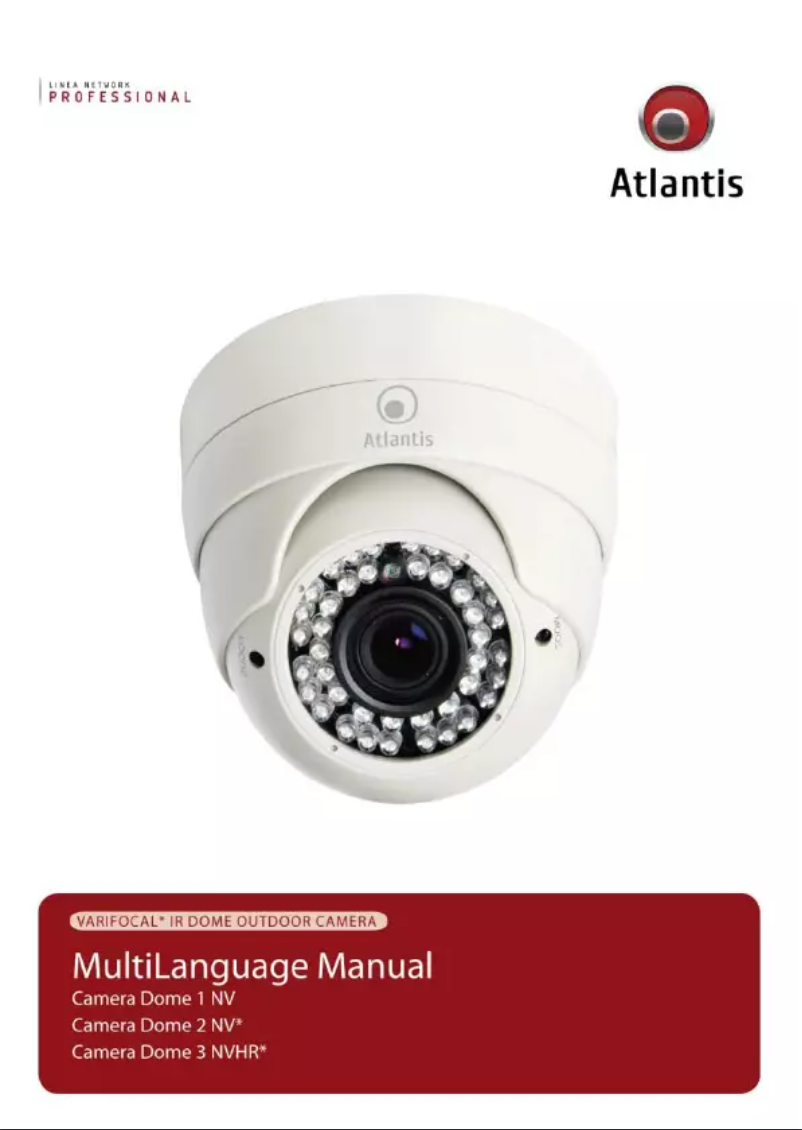 Página 1 del manual Manual de usuario Atlantis Land A02-OACAM2D-W