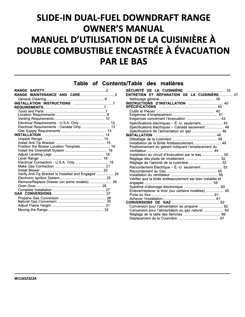 Page 1 de la notice Manuel utilisateur Jenn-Air JDS1750ML