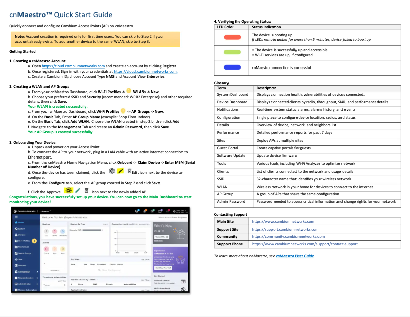 Page n°1 - Manuel utilisateur Cambium Networks cnMatrix TX1012-P-AC