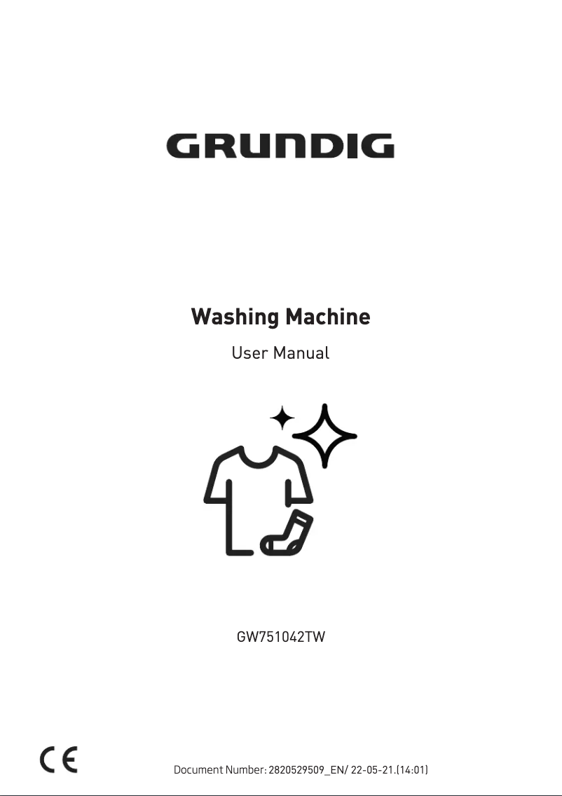 Page 1 de la notice Manuel utilisateur Grundig GW751042T