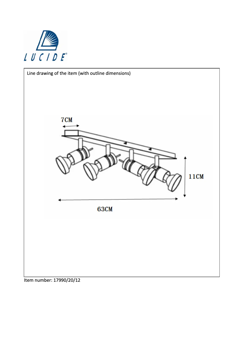 Page n°1 - Manuel utilisateur Lucide Twinny 17990/20/12