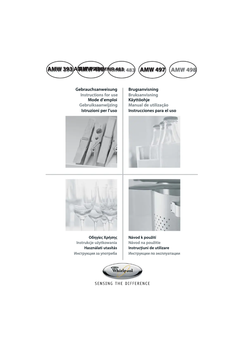 Imagen de la primera página del manual del dispositivo AMW 393/IX
