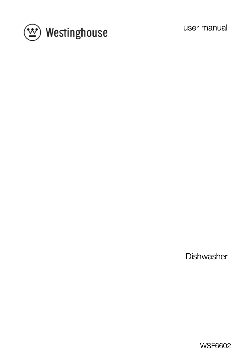 Page 1 de la notice Manuel utilisateur Westinghouse WSF6602WR