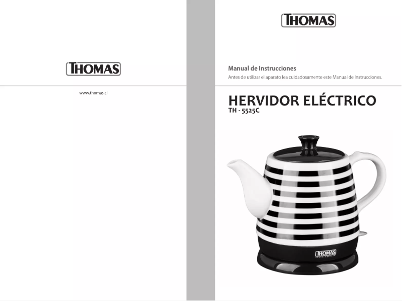 Page n°1 - Manuel utilisateur Thomas TH-5525C