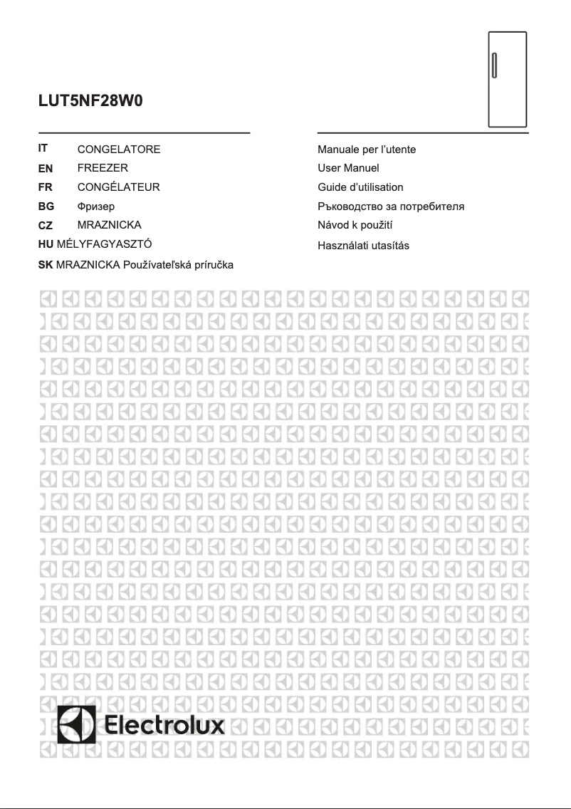 Page 1 de la notice Manuel utilisateur Electrolux LUT5NF28W0