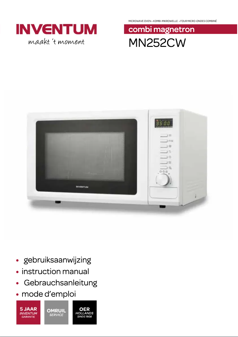 Image de la première page du manuel de l'appareil MN252CW