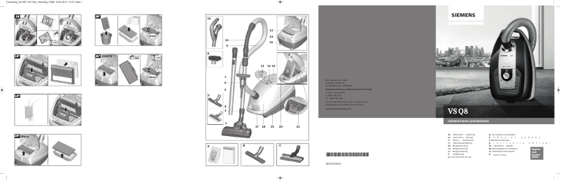 Image de la première page du manuel de l'appareil VSQ8SENM3