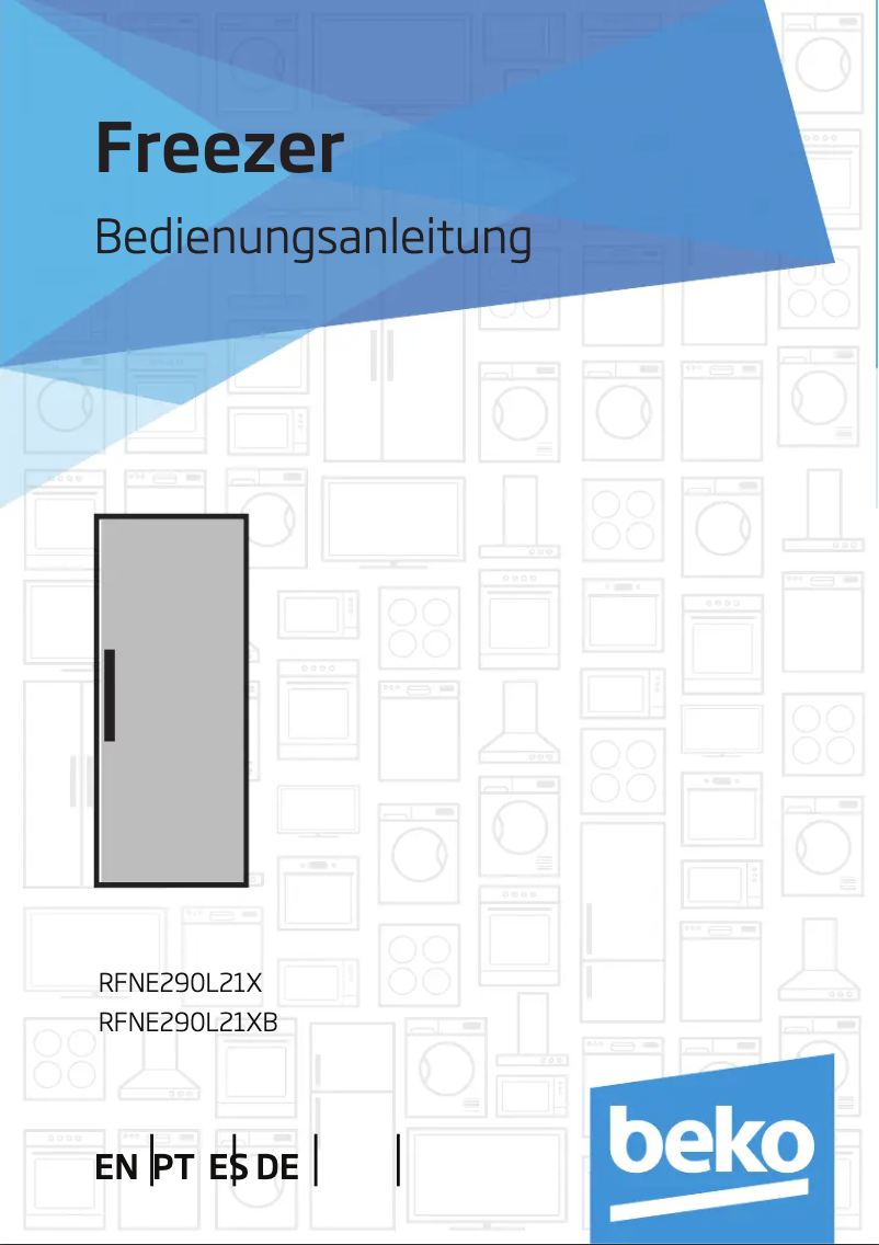 Page n°1 - Manuel utilisateur Beko RFNE290L21XB