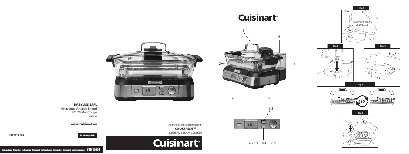 Page n°1 - Manuel utilisateur Cuisinart STM-1000