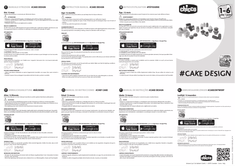 Page 1 de la notice Manuel utilisateur Chicco #Cake design