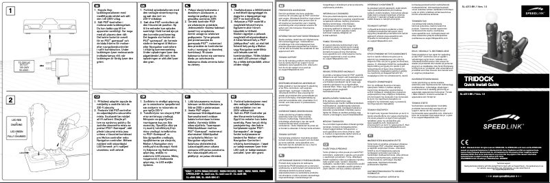 Page 1 de la notice Manuel utilisateur Speed-Link TriDock