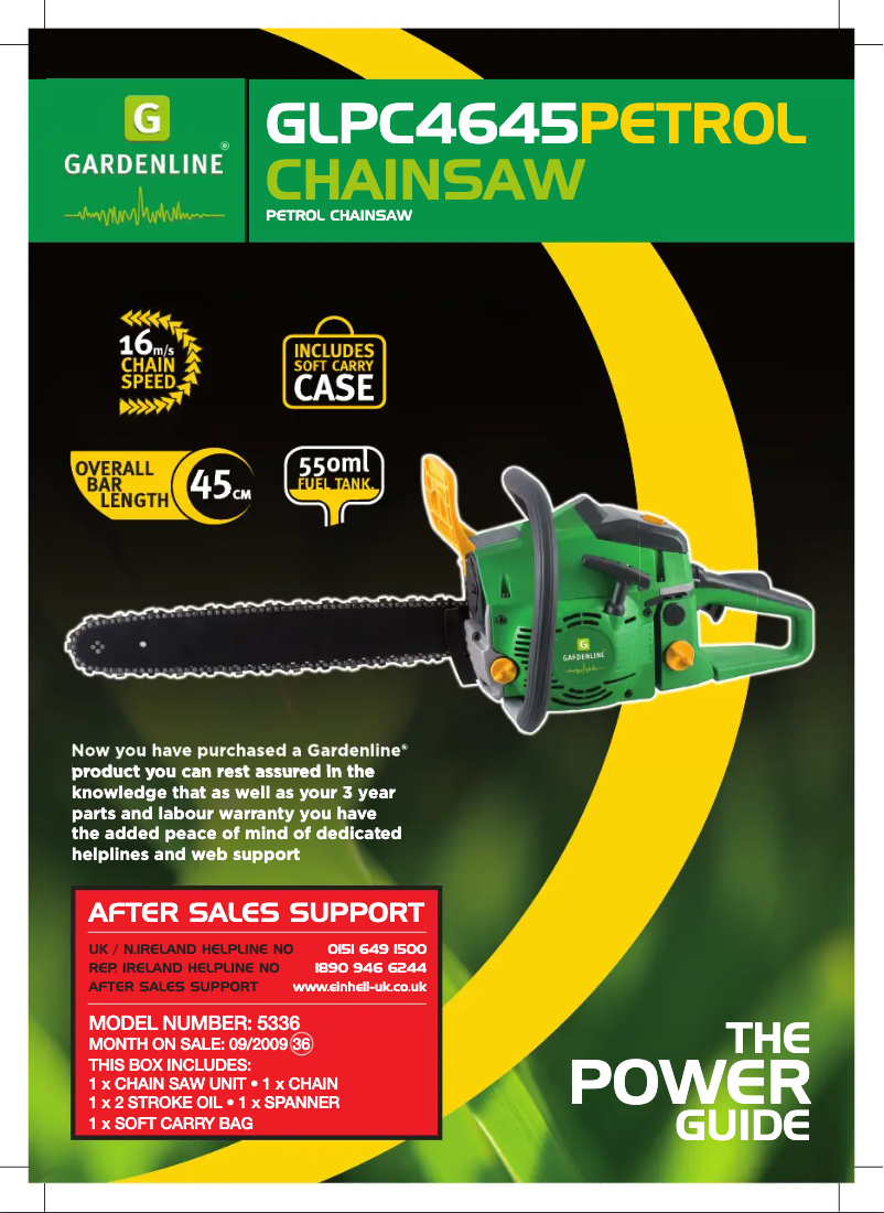 Image de la première page du manuel de l'appareil GLPC 4645