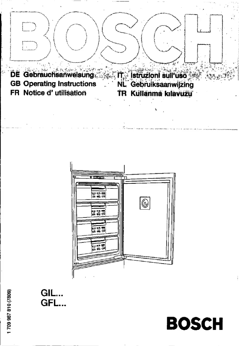 Page n°1 - Manuel utilisateur Bosch GIL1140