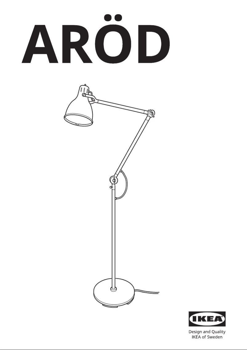 Image de la première page du manuel de l'appareil ARÖD 303.890.99