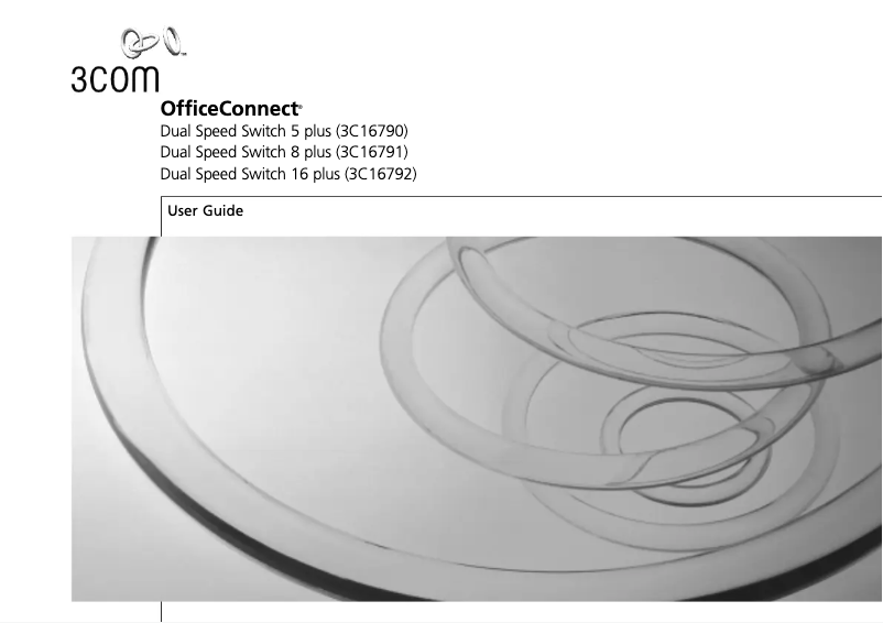 Image de la première page du manuel de l'appareil 3Com OfficeConnect