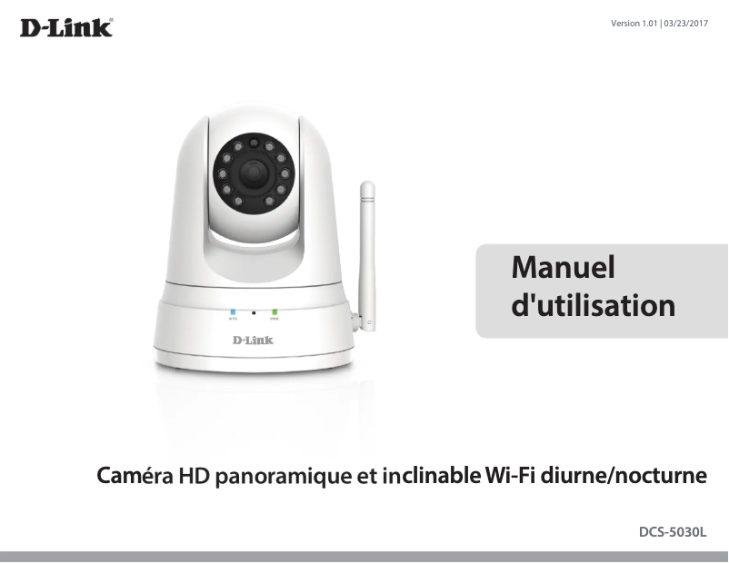 Page 1 de la notice Manuel utilisateur D-Link DCS-5030L