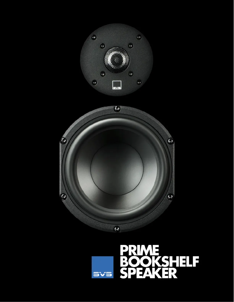 Página 1 del manual Ficha técnica SVS Prime Bookshelf