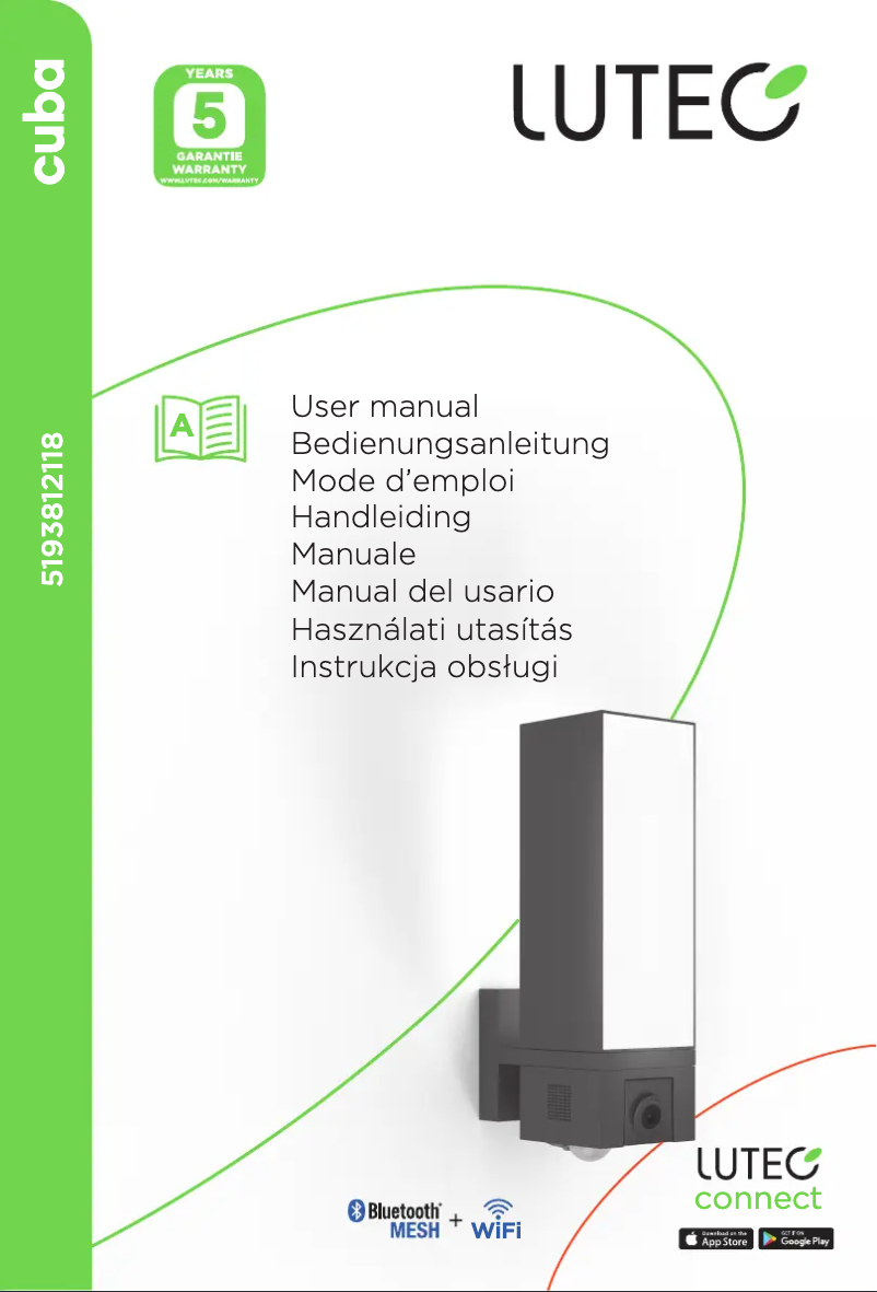 Page n°1 - Manuel utilisateur Lutec Cuba
