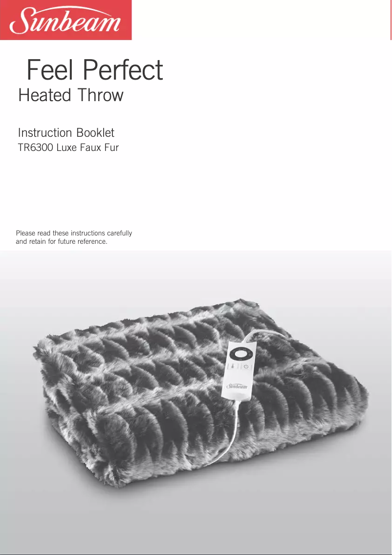 Image de la première page du manuel de l'appareil Feel Perfect TR6300