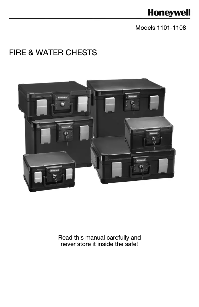 Page n°1 - Manuel utilisateur Honeywell 1108W