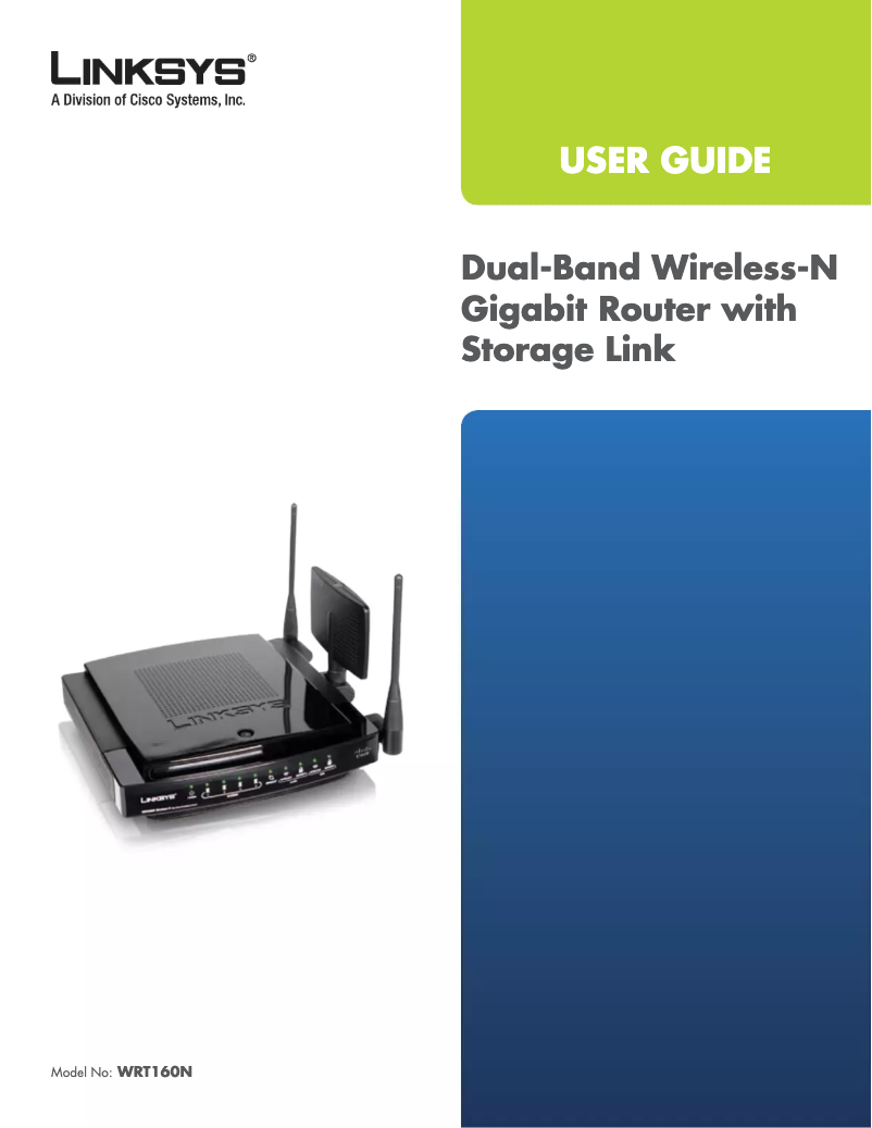 Page n°1 - Manuel utilisateur Linksys WRT600N