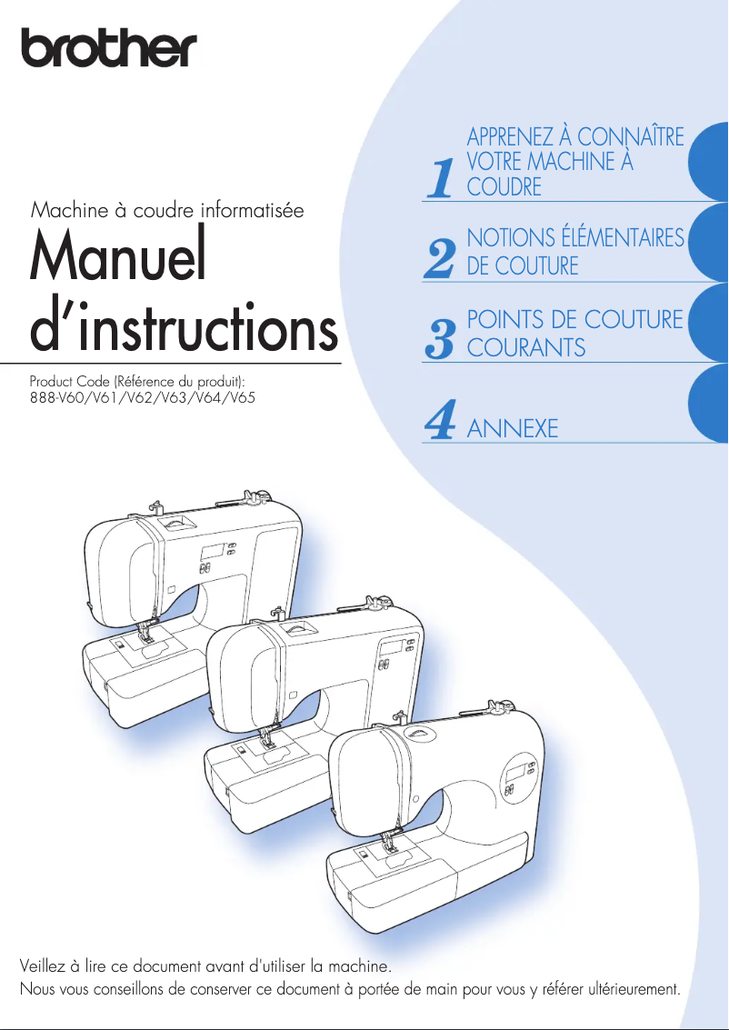 Page n°1 - Manuel utilisateur Brother DS-140
