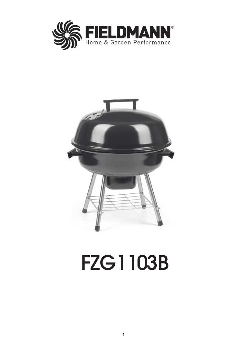 Page n°1 - Manuel utilisateur Fieldmann FZG 1103B