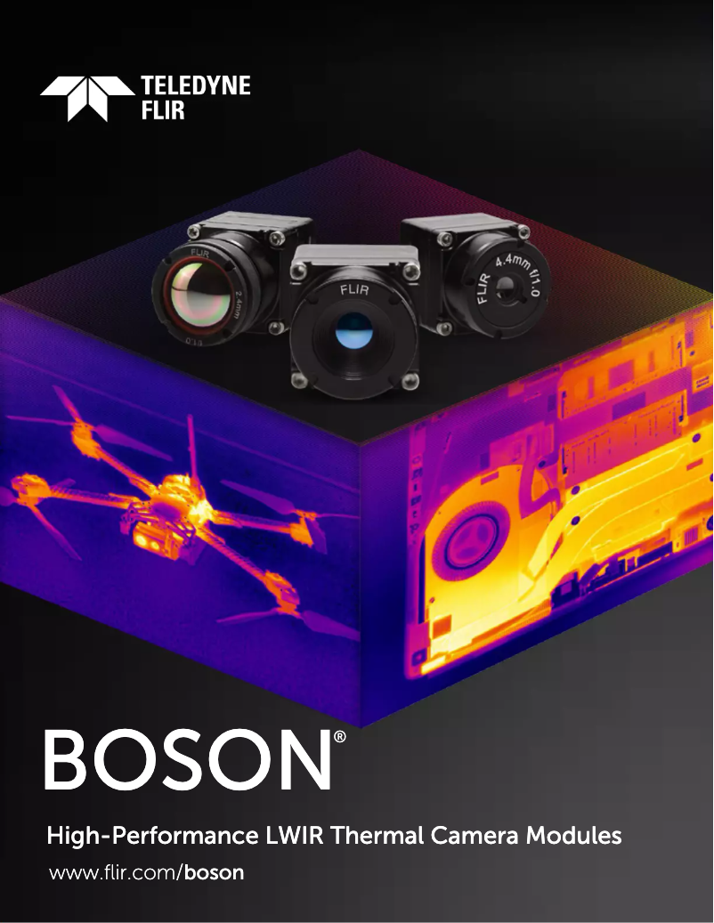 Page 1 de la notice Brochure FLIR Boson+ CZ 14-75