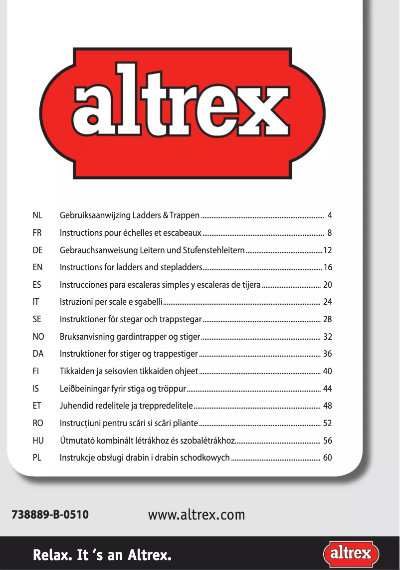 Image de la première page du manuel de l'appareil Rocky