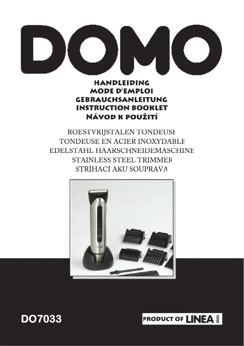 Image de la première page du manuel de l'appareil DO7033