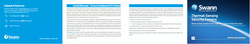 Page 1 de la notice Manuel utilisateur Swann NHD-886