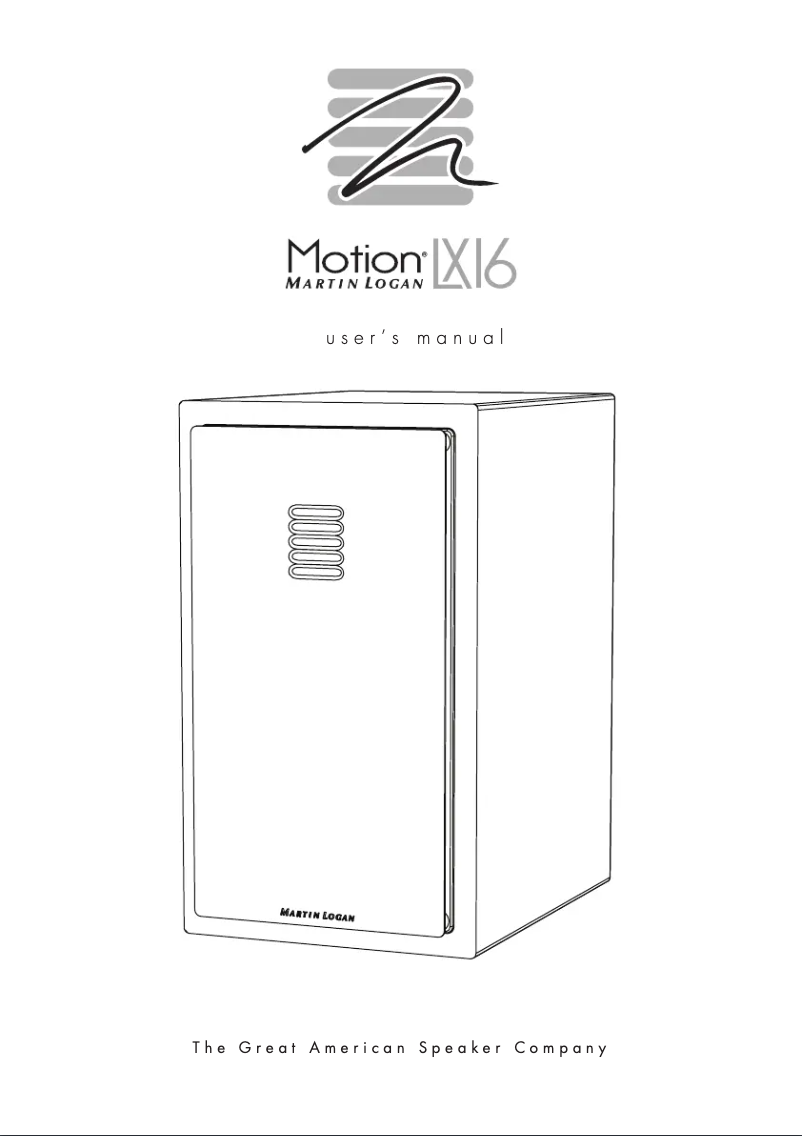 Imagen de la primera página del manual del dispositivo Motion LX16