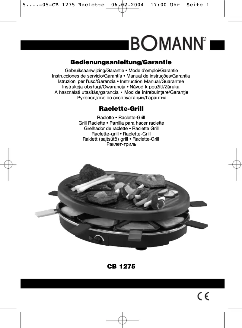 Página 1 del manual Manual de usuario Bomann CB 1275