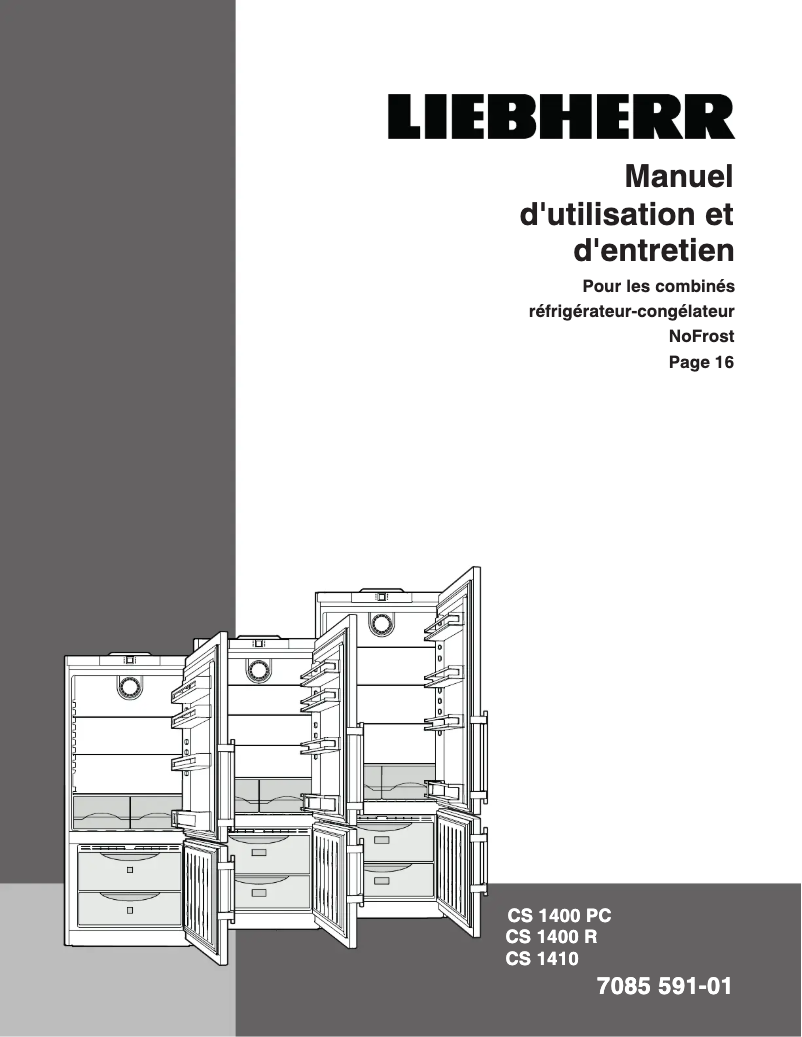 Image de la première page du manuel de l'appareil CNPef 4516