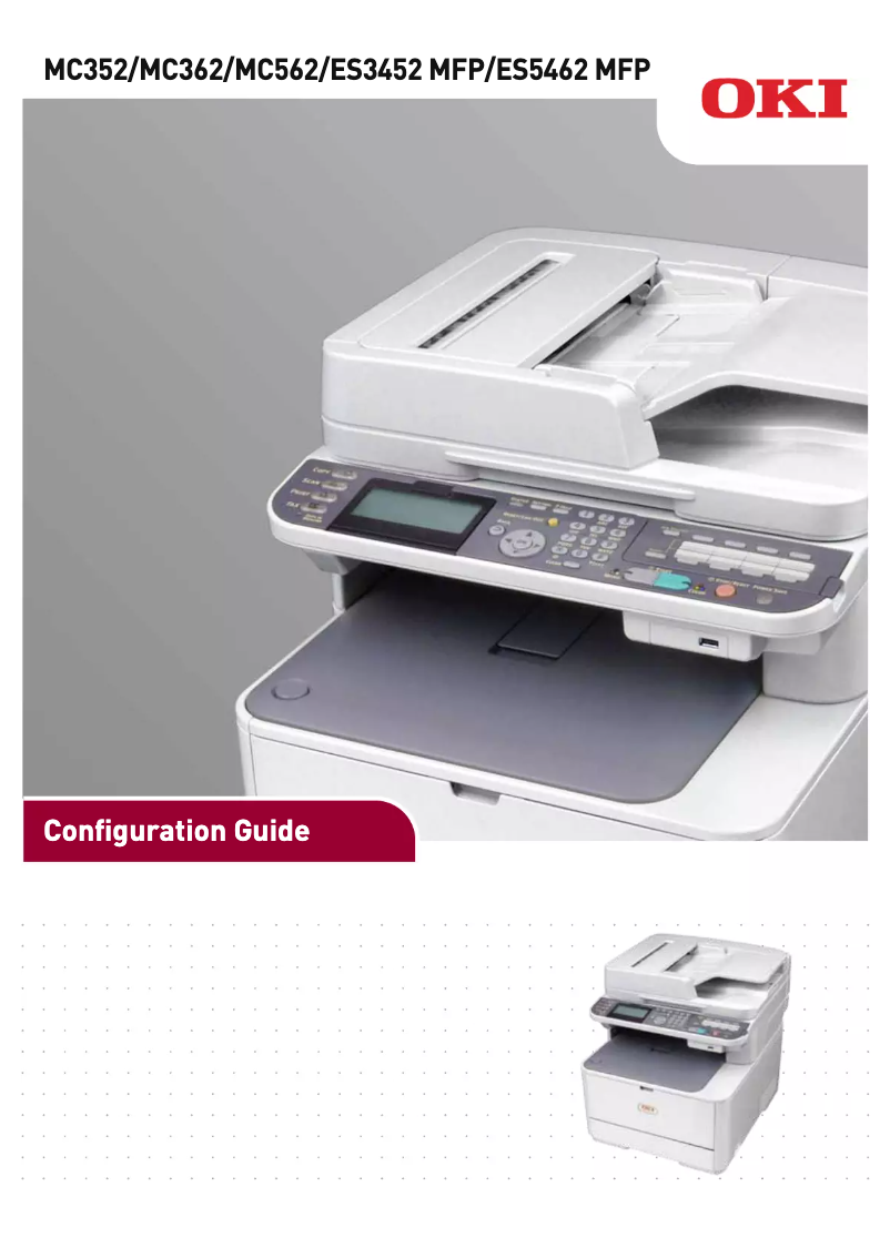 Image de la première page du manuel de l'appareil MC362