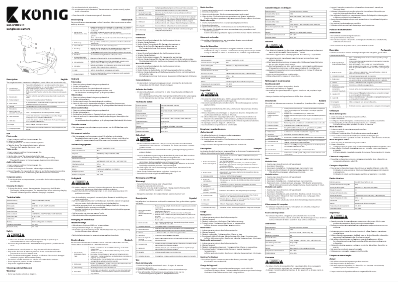 Image de la première page du manuel de l'appareil SAS-DVRSG11