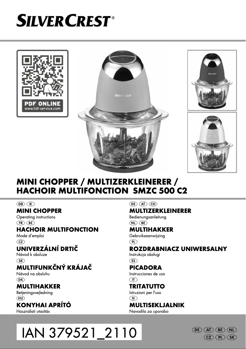 Image de la première page du manuel de l'appareil SMZ 260 J4